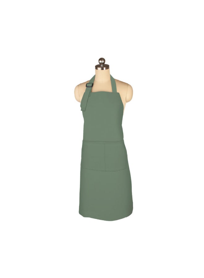 Adjustable Neck Tie Classic Chef Apron Hedge Green 35 Inch 6002-2104